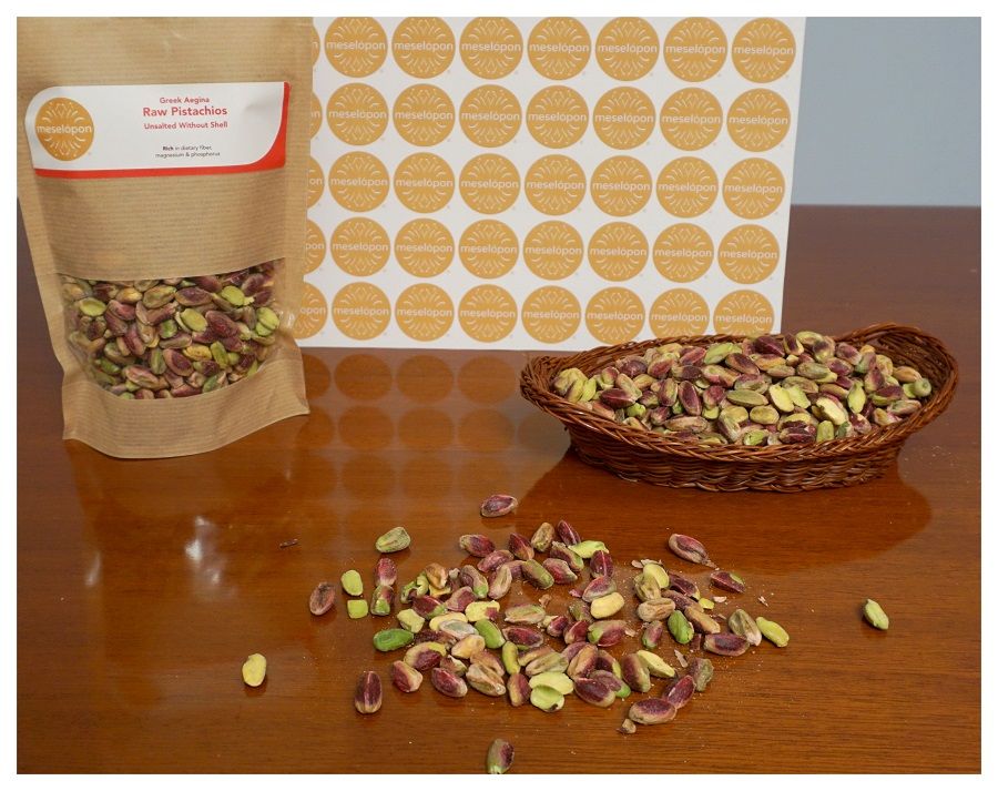 Aegina Pistachios Nuts Raw Unsalted Without Shell