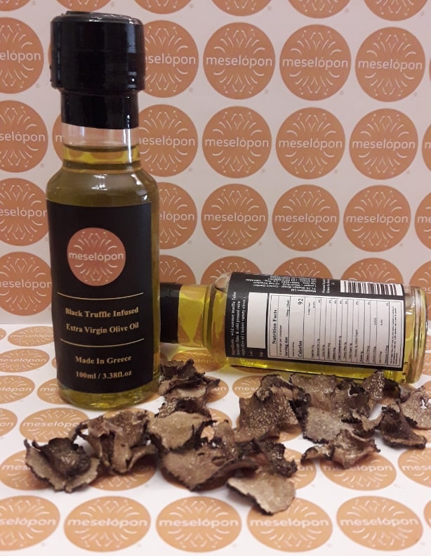 Black Truffle Oil, Infused Extra Virgin Olive Oil Cold Pressed 100ml