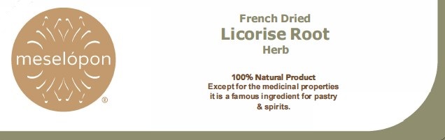 Dried Licorice, Liquorice Root Herb Label