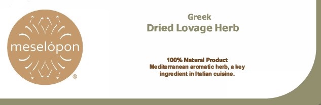 Dried Lovage Herb Label