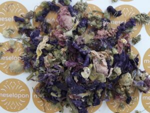 Malva Sylvestris Herb, Dried Greek Common Mallow Herb Leaves, Loose Leaf Tea, Herbal Tea Infusions, Homeopathy, Botanical Remedy