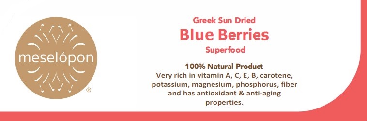 Dried Superfood Blueberries Fruit Label