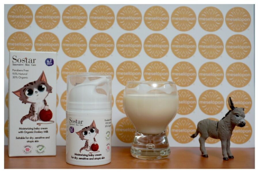 Moisturizer Emollient Baby Cream Enriched With Bio Donkey Milk 50ml For Dry, Sensitive & Atopic Skin