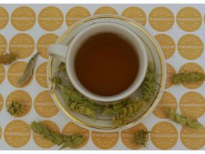 Mountain Tea Decaf Wild Sideritis Ironwort Blossoms Loose Leaf, Coffee Substitute Tea Beverage
